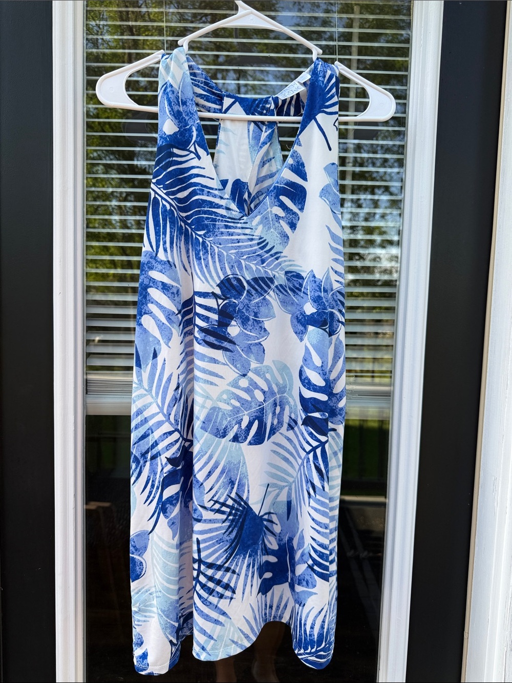 Beach Break Women Tropical Print Halter Sundress/Swimsuit Coverup (Size: S)(EUC) - Picture 7 of 10